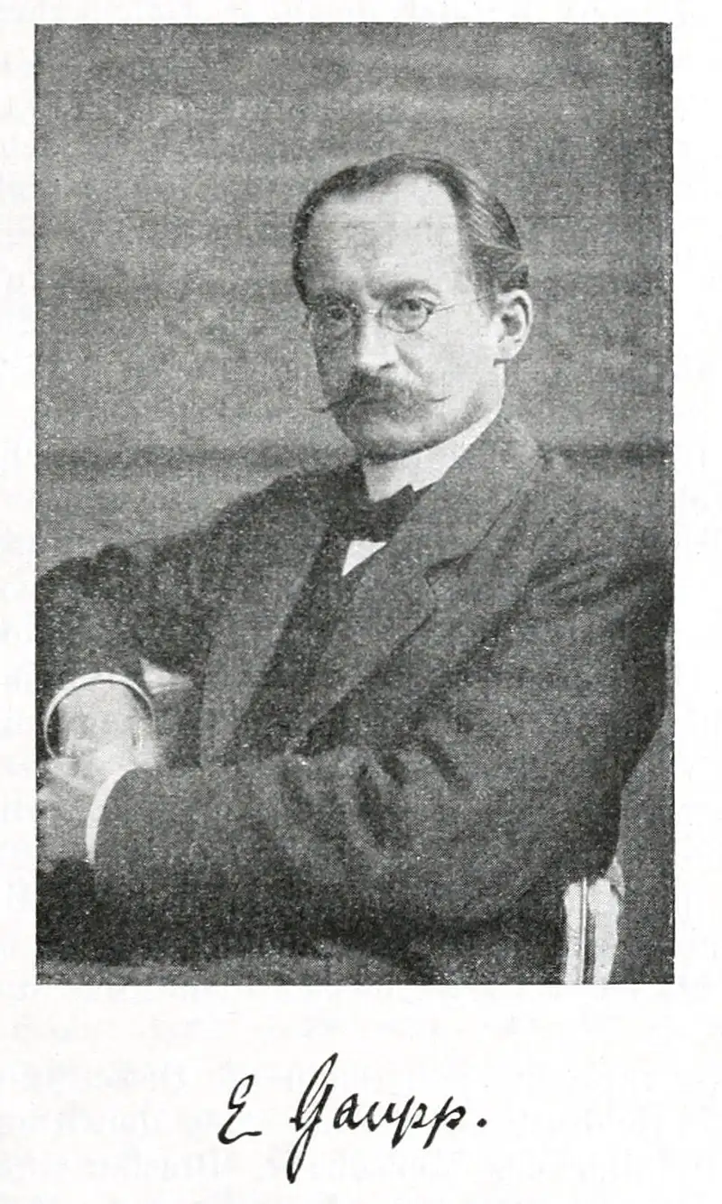 Dr. Ernst Gaupp portrait