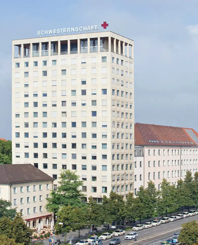Krankenhaus Rheingoldstraße 6; Rheingoldstraße 8 in München